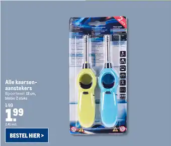 Makro Alle kaarsen- aanstekers aanbieding