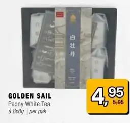Amazing Oriëntal Golden sail Peony white tea aanbieding