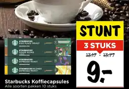 Vomar Voordeelmarkt Starbucks Koffiecapsules aanbieding