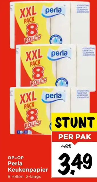 Vomar Voordeelmarkt Perla Keukenpapier aanbieding