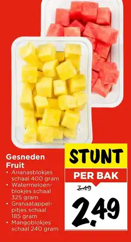 Vomar Voordeelmarkt Gesneden Fruit aanbieding