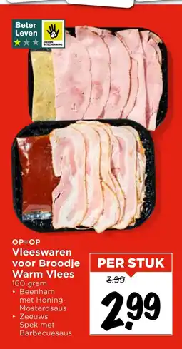 Vomar Voordeelmarkt Vleeswaren voor Broodje Warm Vlees aanbieding