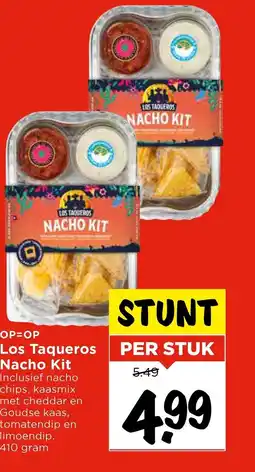 Vomar Voordeelmarkt Los Taqueros Nacho Kit aanbieding