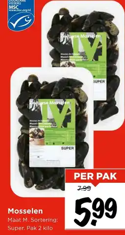 Vomar Voordeelmarkt Mosselen aanbieding