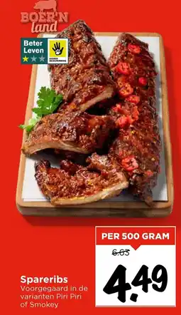 Vomar Voordeelmarkt Spareribs aanbieding