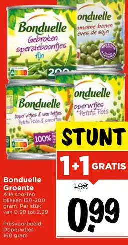 Vomar Voordeelmarkt Bonduelle Groente aanbieding