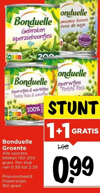 Vomar Voordeelmarkt Bonduelle Groente aanbieding