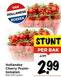 Vomar Voordeelmarkt Hollandse Cherry Pruim tomaten aanbieding