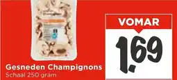Vomar Voordeelmarkt Gesneden Champignons aanbieding