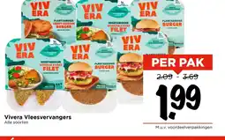 Vomar Voordeelmarkt Vivera Vleesvervangers aanbieding