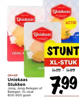 Vomar Voordeelmarkt Uniekaas Stukken aanbieding