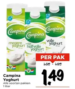 Vomar Voordeelmarkt Campina Yoghurt aanbieding