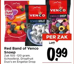 Vomar Voordeelmarkt Red Band of Venco Snoep aanbieding