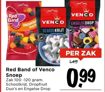 Vomar Voordeelmarkt Red Band of Venco Snoep aanbieding