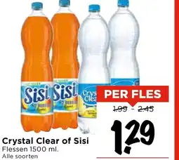 Vomar Voordeelmarkt Crystal Clear of Sisi aanbieding