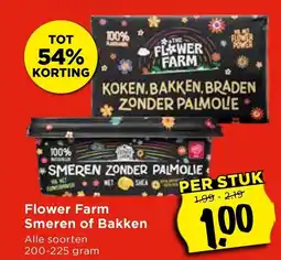 Vomar Voordeelmarkt Flower Farm Smeren of Bakken aanbieding