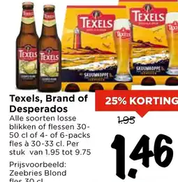 Vomar Voordeelmarkt Texels, Brand of Desperados aanbieding