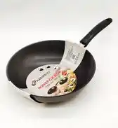 Bol.com Kadirelli Wokpan met antiaanbaklaag - 32cm - Grijs aanbieding