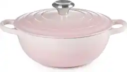 Bol.com Le Creuset Marmite 24cm 31l Shell Pink aanbieding