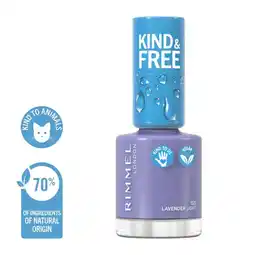 Plein.nl Rimmel KIND & FREE Vegan Nagellak aanbieding
