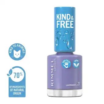 Plein.nl Rimmel KIND & FREE Vegan Nagellak aanbieding