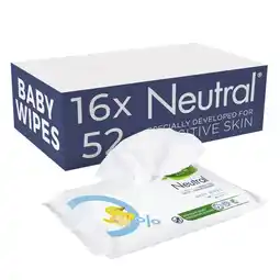 Plein.nl Neutral Billendoekjes 16x52 = 832 aanbieding
