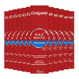 Plein.nl 12x Colgate Tandpasta Max White aanbieding