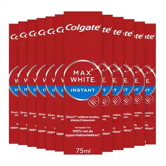 Plein.nl 12x Colgate Tandpasta Max White aanbieding