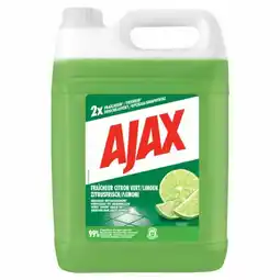 Plein.nl 3+2 gratis: Ajax Allesreiniger Limoen 5 liter aanbieding