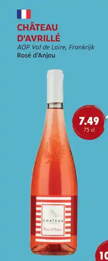 uw topSlijter CHÂTEAU D'AVRILLÉ Rosé d'Anjou aanbieding