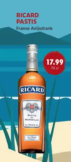 uw topSlijter RICARD PASTIS aanbieding