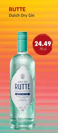 uw topSlijter RUTTE Dutch Dry Gin aanbieding