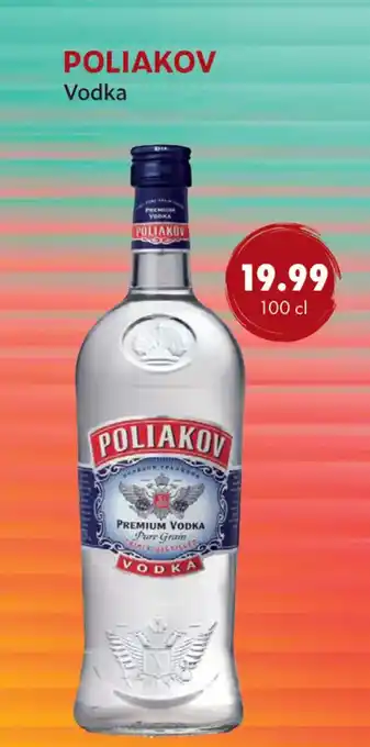 uw topSlijter POLIAKOV Vodka aanbieding