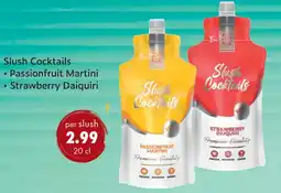 uw topSlijter Slush Cocktails aanbieding