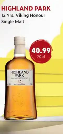 uw topSlijter HIGHLAND PARK 12 Yrs. Viking Honour Single Malt aanbieding