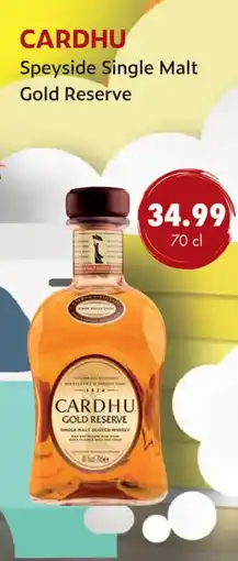 uw topSlijter CARDHU Gold Reserve aanbieding
