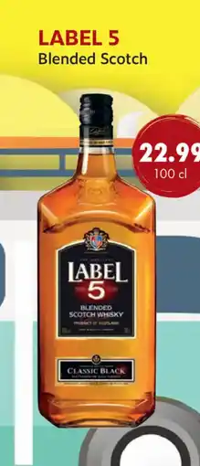 uw topSlijter LABEL 5 Blended Scotch aanbieding