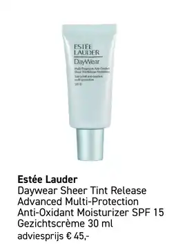 Mooi parfumerie Estée Lauder Daywear Sheer Tint Release Advanced Multi Protection Anti-Oxidant Moisturizer SPF 15 aanbieding