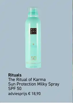 Mooi parfumerie Rituals The Ritual of Karma Sun Protection Milky Spray SPF 50 aanbieding