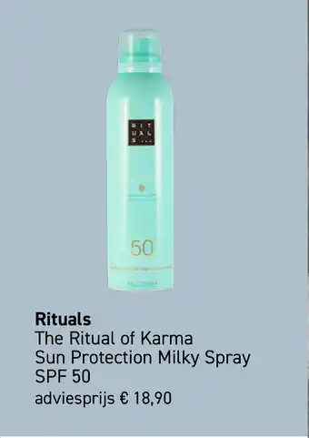 Mooi parfumerie Rituals The Ritual of Karma Sun Protection Milky Spray SPF 50 aanbieding
