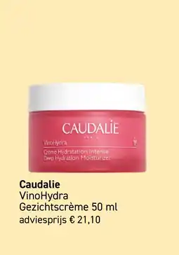 Mooi parfumerie Caudalie VinoHydra Gezichtscrème aanbieding