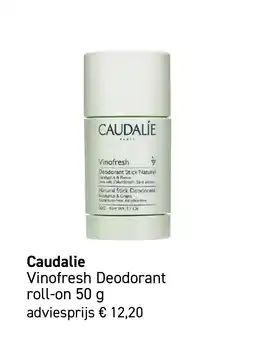 Mooi parfumerie Caudalie Vinofresh Deodorant roll-on aanbieding