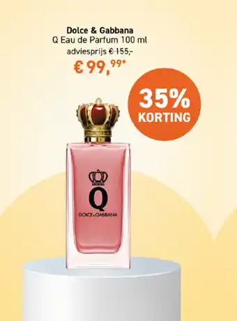 Mooi parfumerie Dolce & Gabbana Q Eau de Parfum aanbieding