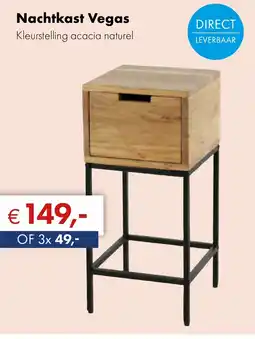 Woonsquare Nachtkast Vegas aanbieding