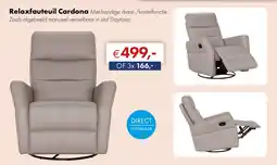 Woonsquare Relaxfauteuil Cardona aanbieding