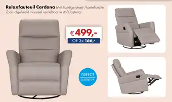 Woonsquare Relaxfauteuil Cardona aanbieding