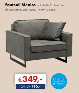 Woonsquare Fauteuil Mexico aanbieding
