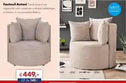 Woonsquare Fauteuil Antoni aanbieding