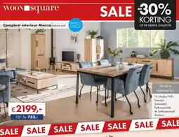 Woonsquare Compleet interieur Monza aanbieding