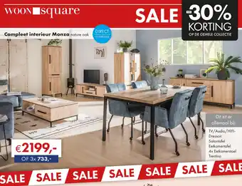 Woonsquare Compleet interieur Monza aanbieding